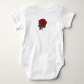 緋色調和 ベビーボディスーツ (裏面)