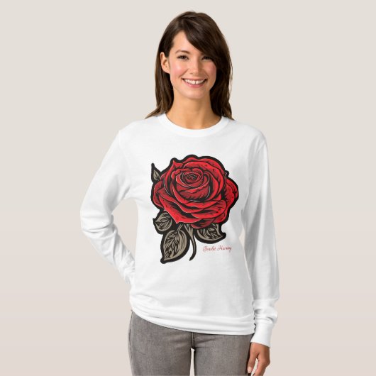 緋色調和 Tシャツ (正面フル)