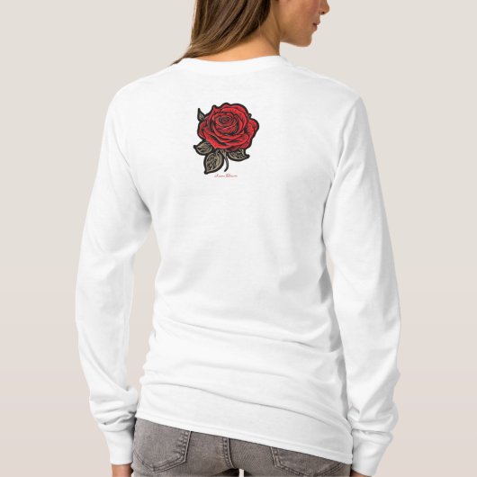 緋色調和 Tシャツ (裏面)