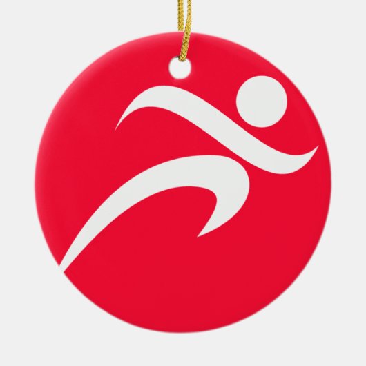 緋色走赤 セラミックオーナメント (正面)