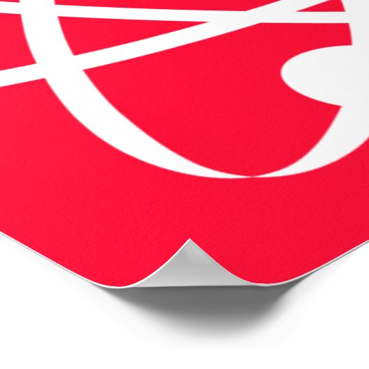 緋色;原子 ポスター (角)