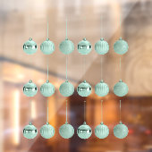 総ビーズ飾りのクリスマスオーナメントベクトルデザイン ウィンドウサイン (シート2)