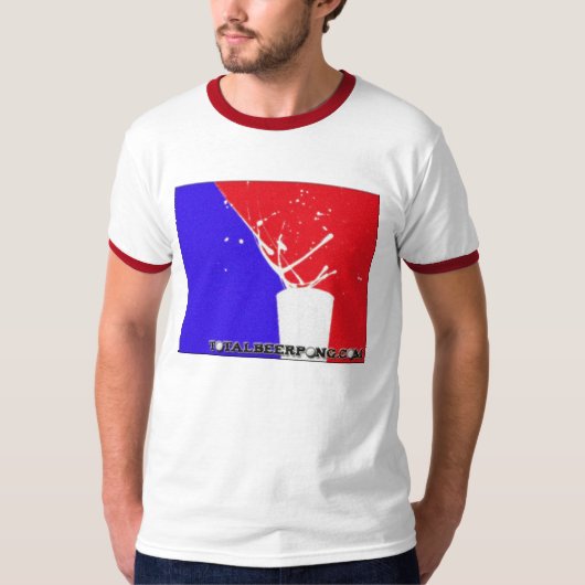 総ビールPongの信号器のティー Tシャツ (正面)