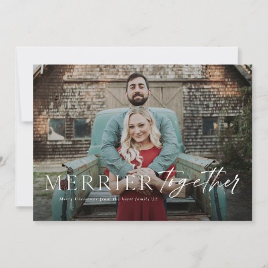 総メリー裁の写真メリー・クリスマス シーズンカード (正面)