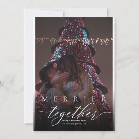 総メリー裁の写真メリー・クリスマス シーズンカード (正面)