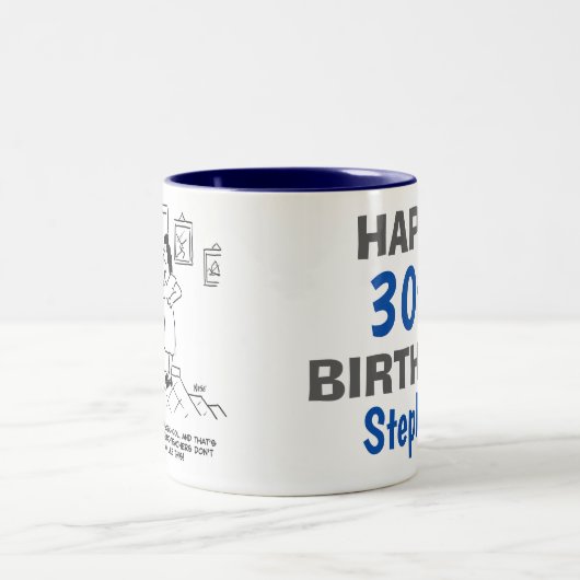 総先生は学校へ行けと言われる ツートーンマグカップ (中央)