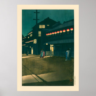 総右衛門町夜川瀬蓮井 ポスター