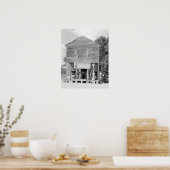 総合商店&郵便局， 1935.ヴィンテージ写真 ポスター (キッチン)