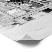 総合商店&郵便局， 1935.ヴィンテージ写真 ポスター (角)