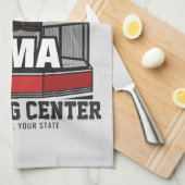 総合格闘技 MMA ファイト トレーニングを追加 キッチンタオル (四つ折り)