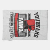 総合格闘技 MMA ファイト トレーニングを追加 キッチンタオル (横)