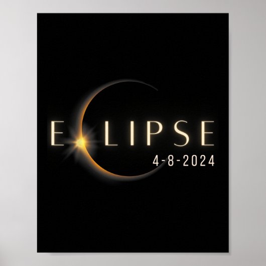 総和04 08 24皆既食太陽の2024 ポスター (正面)