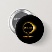 総和04 08 24 おもしろい Eclipse 2024 缶バッジ (正面&裏面)