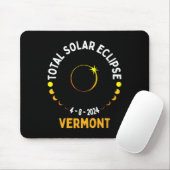 総和04 08 24 太陽の Eclipse 2024 Vermont マウスパッド (マウス)