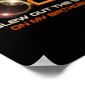 総太陽の食吹は私の誕生の太陽から ポスター (角)