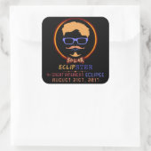 総太陽の食威厳がある21 2017おもしろい海馬 スクエアシール (バッグ)