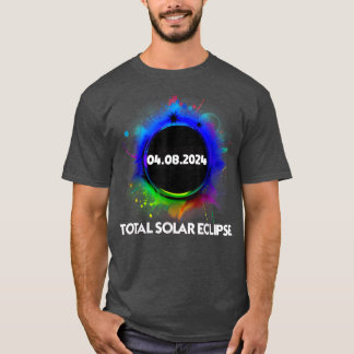 総太陽の食2024カラフルトータリティT-Shir Tシャツ