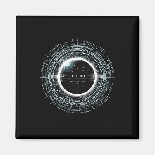 総太陽の食S 2024年4月総和Sアメリカ04 マグネット (正面)