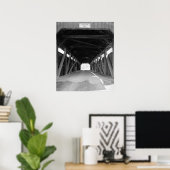 総屋根付き橋 ポスター (ホームオフィス)