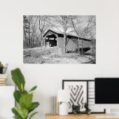 総屋根付き橋 ポスター (ホームオフィス)