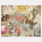 総括的でお洒落なデザイン フリースブランケット (正面(横))