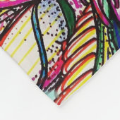 総括的なハチドリの禅のもつれの芸術ミケーレZurine フリースブランケット (角)