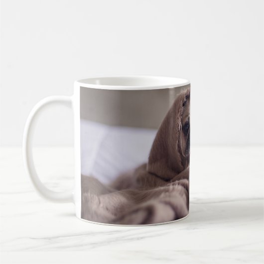 総括的なマグのパグ コーヒーマグカップ (左)