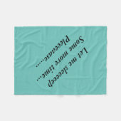 総括的な名前入り フリースブランケット (正面(横))