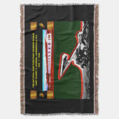 総括的な国立博物館MONTFORDポイント海兵隊員 スローブランケット (正面縦)