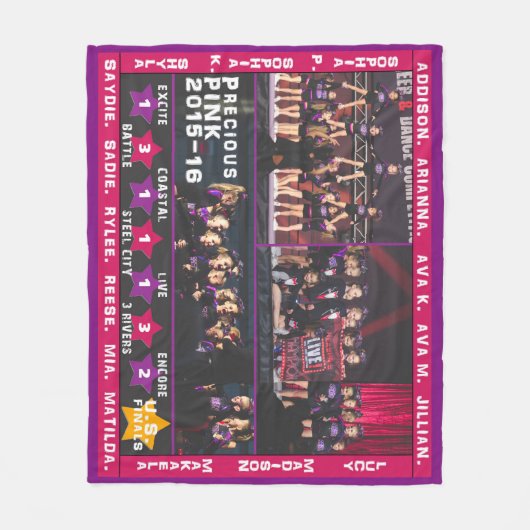 総括的な媒体 フリースブランケット (正面)