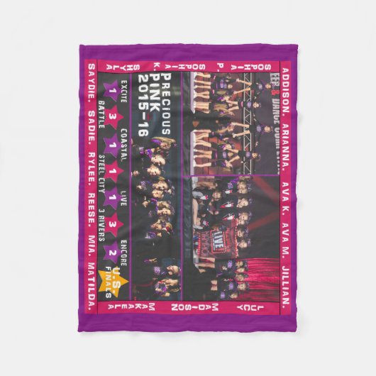 総括的な小さい フリースブランケット (正面)