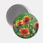 総括的な花の水彩画のスケッチの磁石 マグネット (正面/裏面)