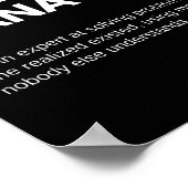 総支配人のおもしろい定義 ポスター (角)