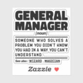 総支配人は私が物を作ろうとしているおもしろい諺 シール (シート)