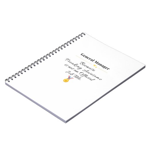 総支配人 ノートブック (左側)