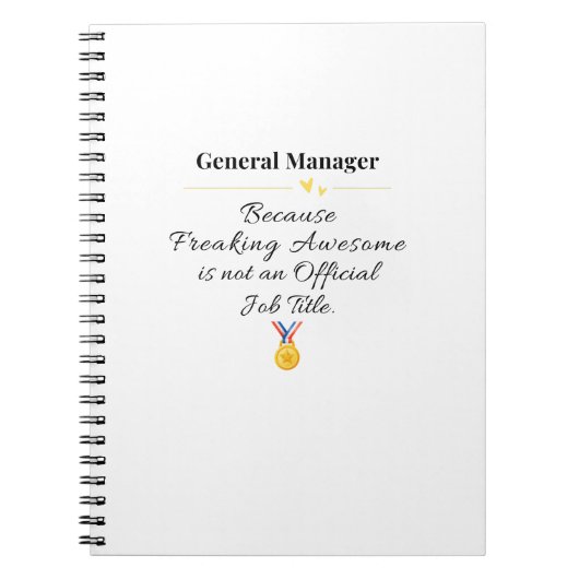 総支配人 ノートブック (正面)