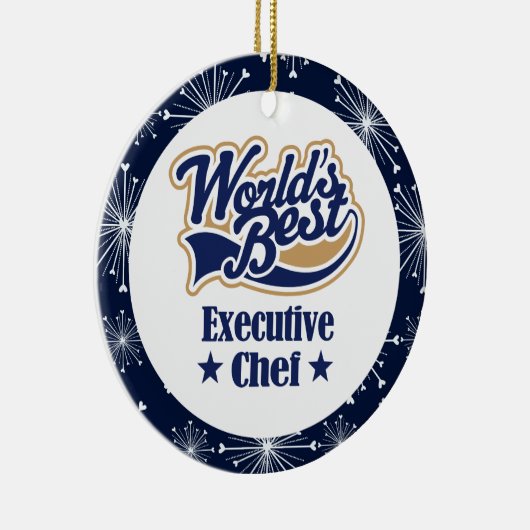 総料理長のギフトのオーナメント セラミックオーナメント (右)