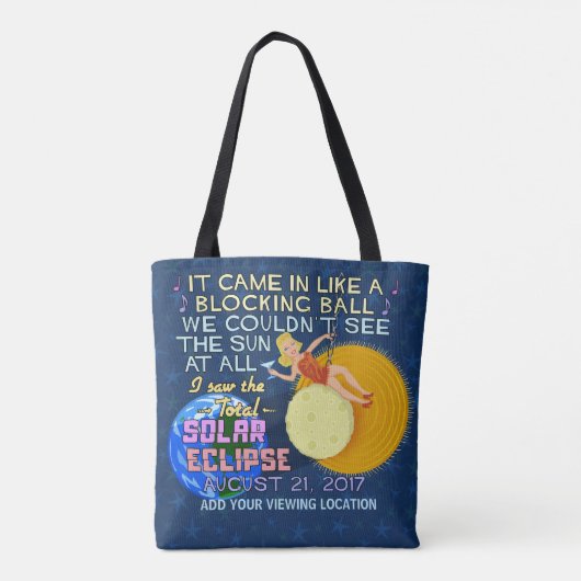 総日食の威厳があるな21 2017アメリカのおもしろい トートバッグ (裏面)