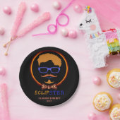 総日食威厳があるな21 2017年のおもしろいなヒップスター ペーパープレート (パーティー)