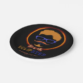 総日食威厳があるな21 2017年のおもしろいなヒップスター ペーパープレート (アングル)