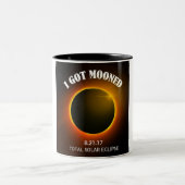 総日食私はうろついたコーヒーカップを得ました ツートーンマグカップ (中央)