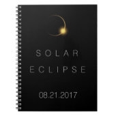 総日食2017年 ノートブック (正面)