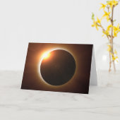 総日食 カード (黄色い花)