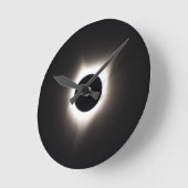 総日食 ラウンド壁時計 (傾斜)