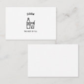 総最高のソーダ 名刺 (正面/裏面)