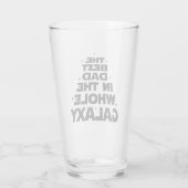 総最高の銀河系のパパ – 父の日 タンブラーグラス (裏面)