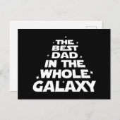 総最高の銀河系のパパ – 父の日 ポストカード (正面/裏面)