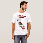 総献呈の運動競技 Tシャツ (正面フル)