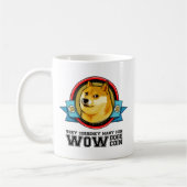 総督のミームDogecoin WOW コーヒーマグカップ (左)