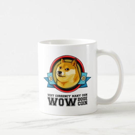 総督のミームDogecoin WOW コーヒーマグカップ (右)